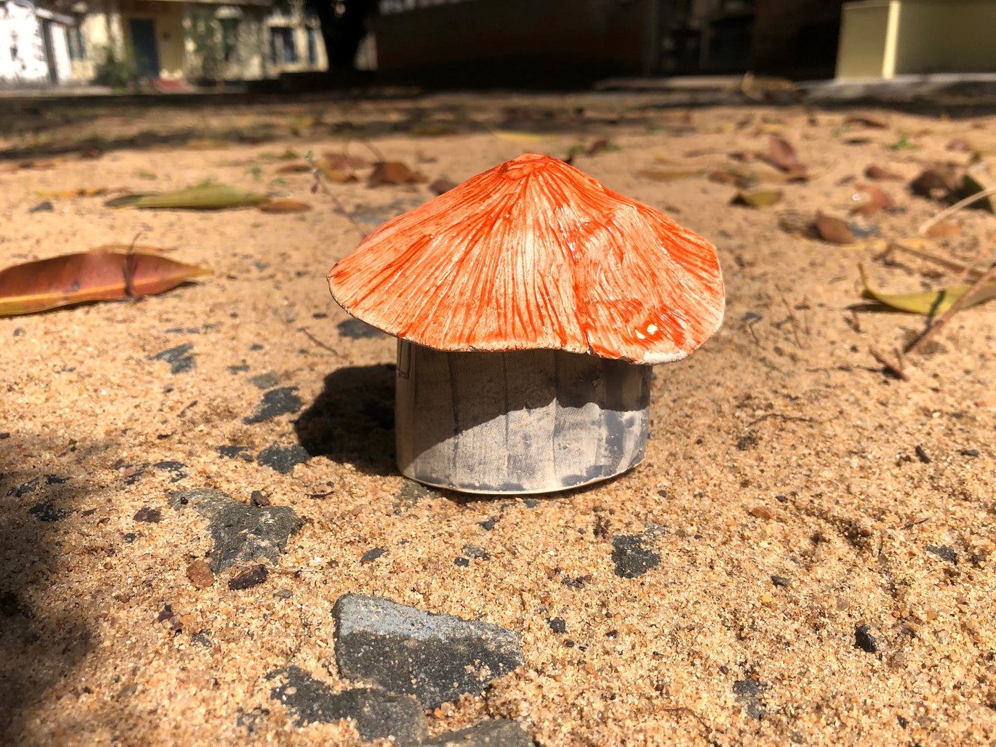 A mud house from Shantiniketan