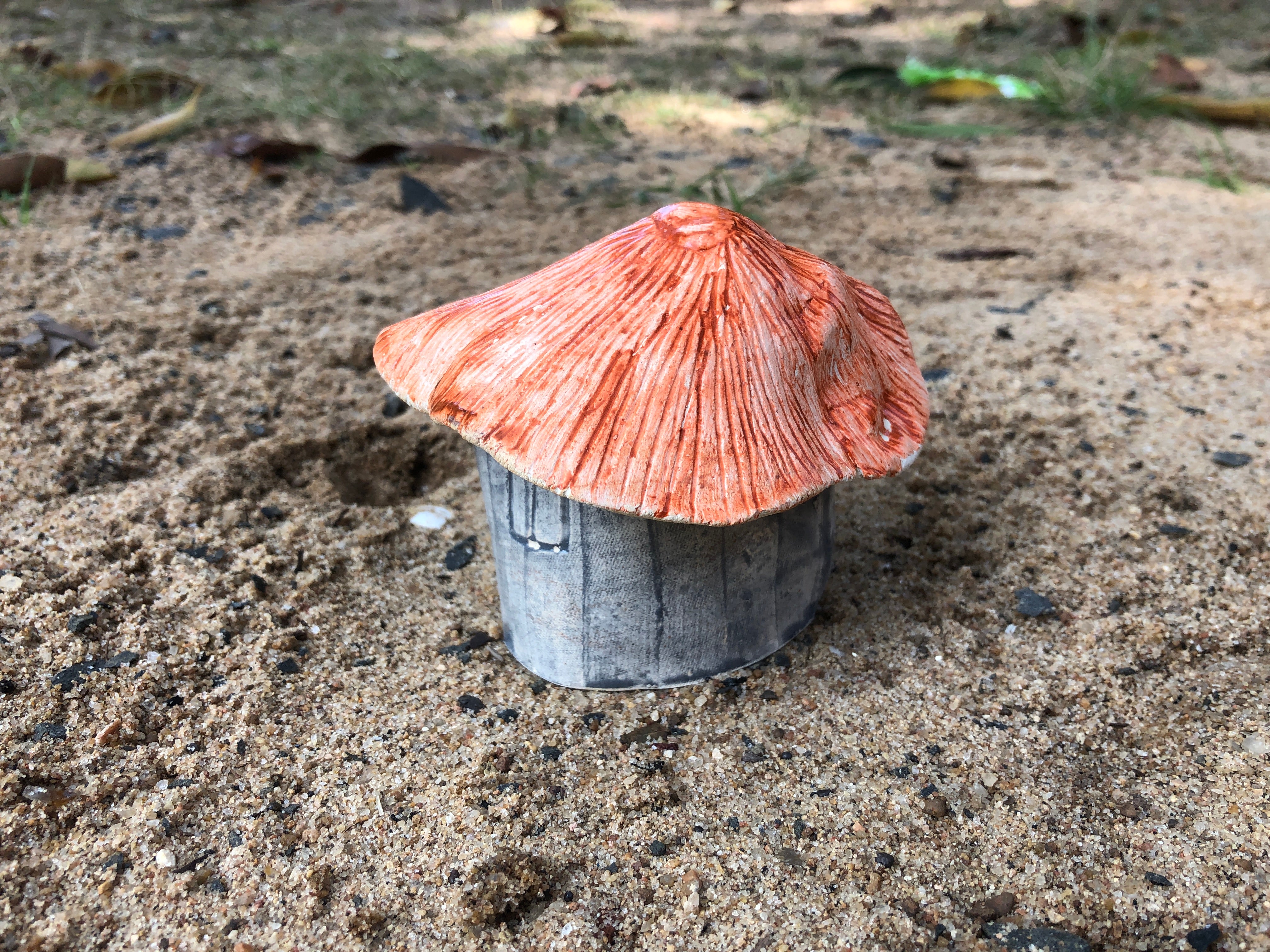 A mud house from Shantiniketan