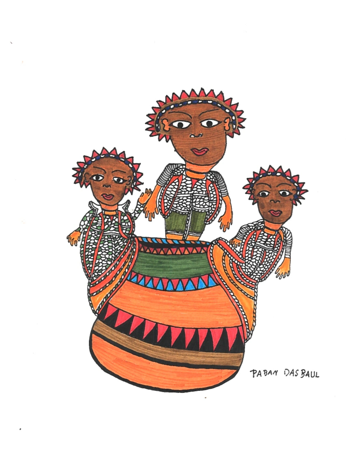 Three maids