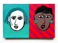 Sad woman + angry woman